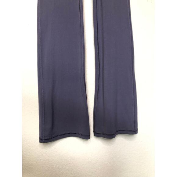 Athleta Pants Transcend Slim Flare Black Yoga Athleisure Training Purple XXS - Picture 8 of 11